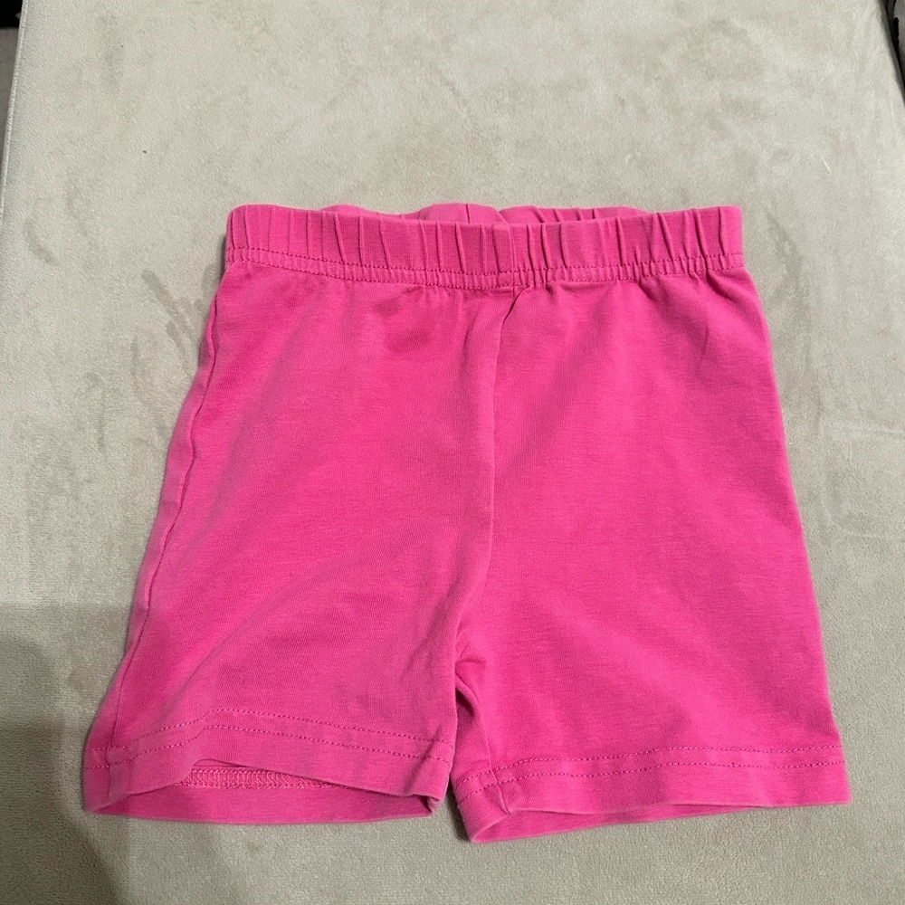 JoJo Maman Bebe girls pink cotton shorts